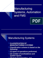 Manufacturing Systems, Automation and FMS