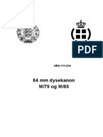 84 MM Dysekanon M/79 Og M/85
