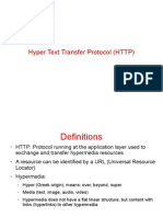 Hyper Text Transfer Protocol (HTTP)