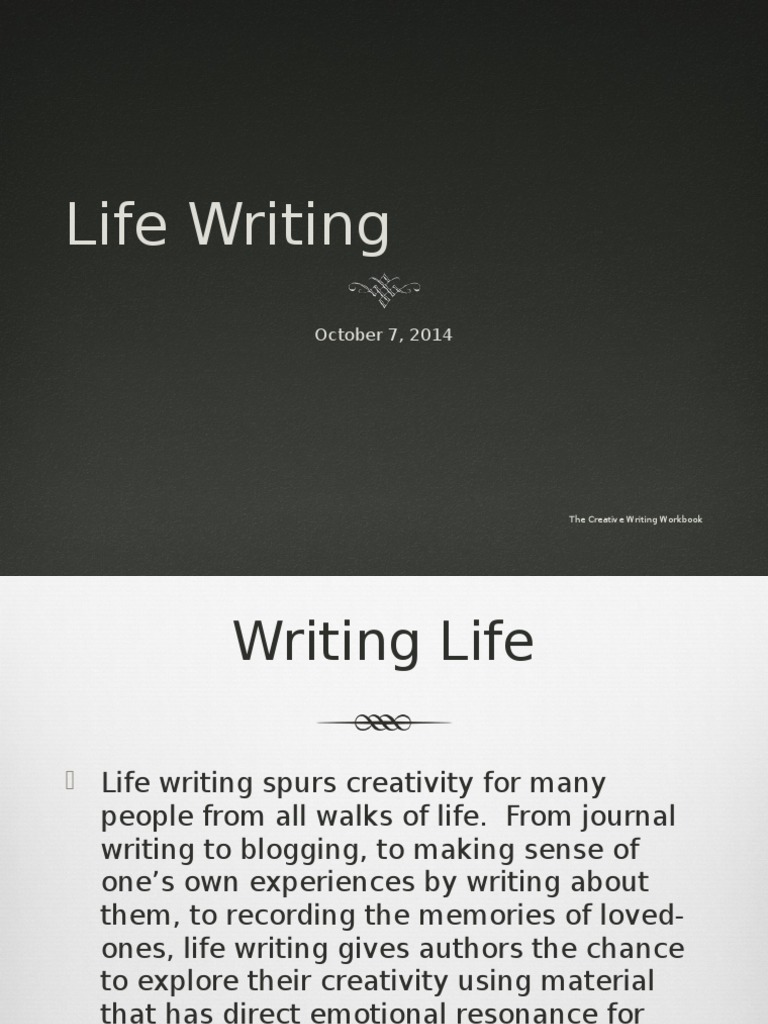 Life Writing | PDF | Writers | Narrative