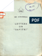 Letters On Savitri - Sri Aurobindo PDF