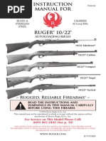 Ruger 10/22 Rifle Instruction Manual