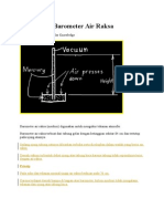 Prinsip Kerja Barometer Air Raksa