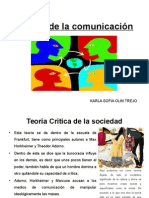 Teorías de La Comunicación