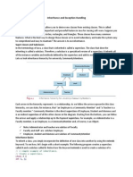 Inheritance and Exception Handling