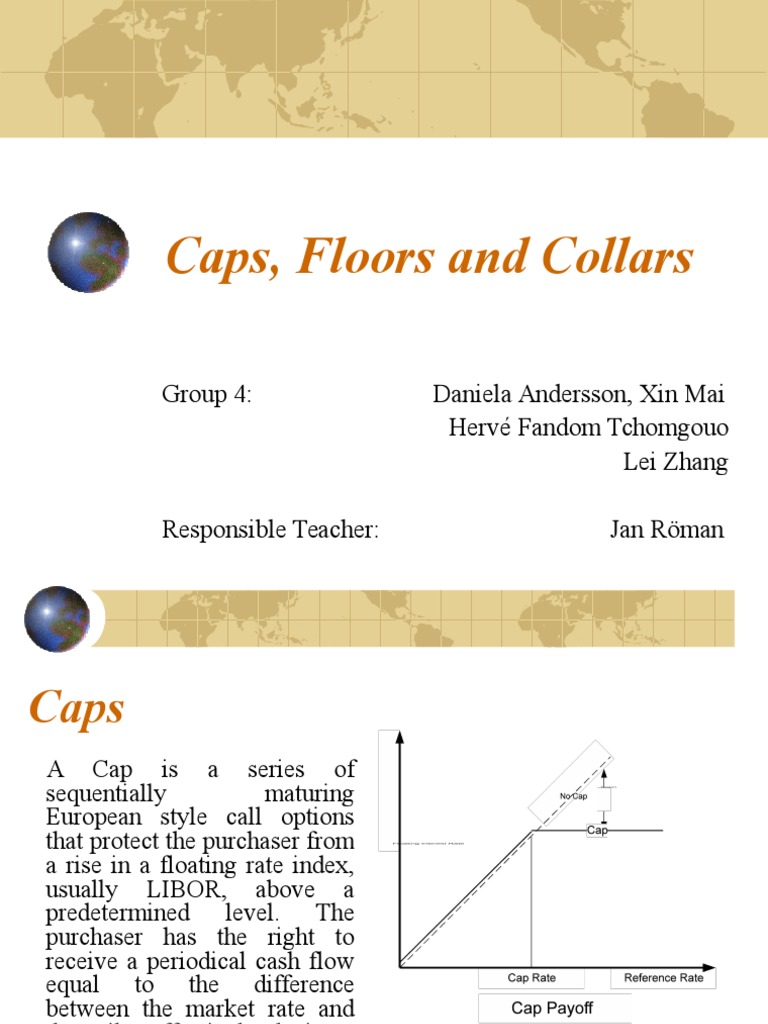 Caps, Floors and Collars Financial Markets Financial Economics