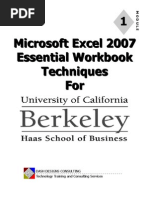 Download UC Excel 2007 Module 1 - Essentials by Jordan Wong SN28539953 doc pdf