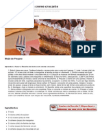 Receita de Bolo Com Creme Crocante PDF