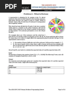 Problem A - Wheel of Fortune: Input