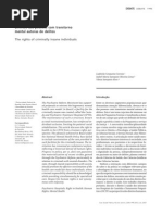 Direito Das Pessoas Com Transtorno Mental Autoras de Delitos