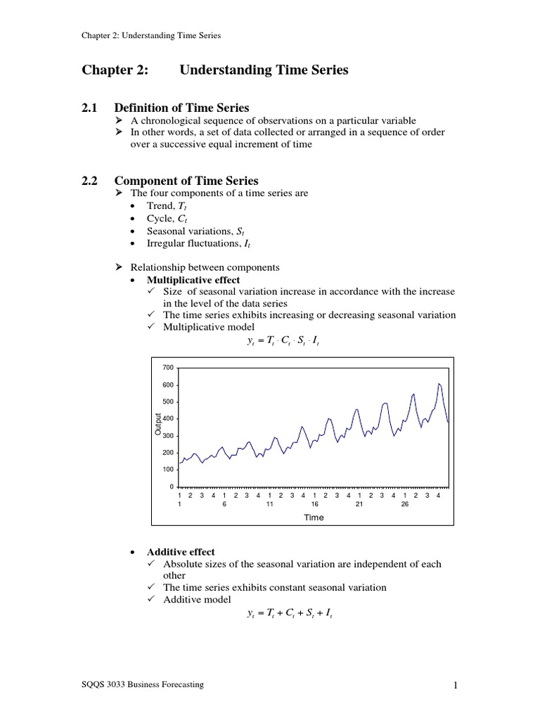 Time Series Analysis in Business Forecasting | PDF | Seasonality ...