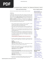 Active and Passive Voice PDF