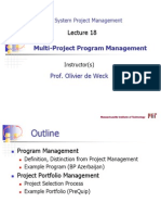 Multi-Project Program Management