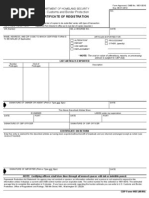 Download US Customs Form CBP Form 4455 - Certificate of Registration by Customs Forms SN28542416 doc pdf