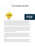 Management of Change Overview