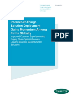Forrester Report - IoT Solution Deployment Gains Momentum Among Firms Globally
