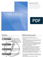 Download Samsung ES65SL50 English User Manual by Samsung Camera SN28543816 doc pdf