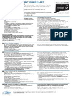 REAL ID DOCUMENT CHECKLIST FOR CT DMV