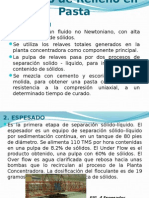 Método de Relleno en Pasta - Proceso de 10 pasos