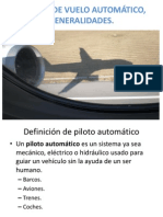 Sistema de Vuelo Automatico, Generalidades