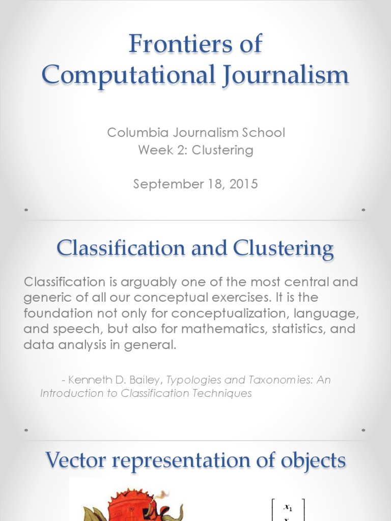 Clustering Techniques in Data Analysis | PDF | Eigenvalues And ...