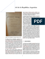 Código Civil de La República Argentina