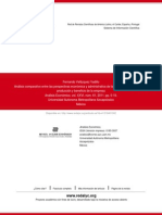 Análisis Comparativo Entre Las Perspectivas Económica y Administrativa de La Determinación Del Nivel