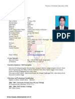 Personal Details: Resume of Andreas Samudera, A.Md