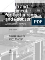 Design and Equipment For Restaurant PDF