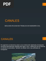 Geologia Aplicada: Canales