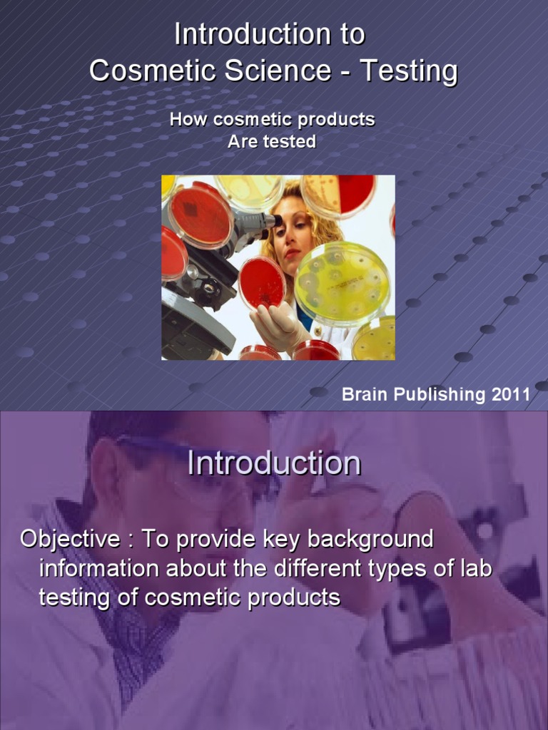 Cosmetic Product Testing Overview | PDF