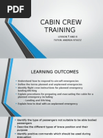 Cabin Crew Safety Training Manual Flight Attendant Simulation