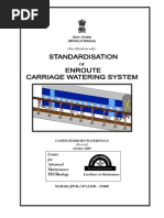 Report On Standardisation of Enroute Carriage Watering System