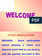 Stock Verifications Part 2
