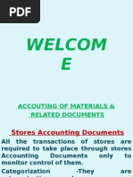 Material Accounting & Related Documents