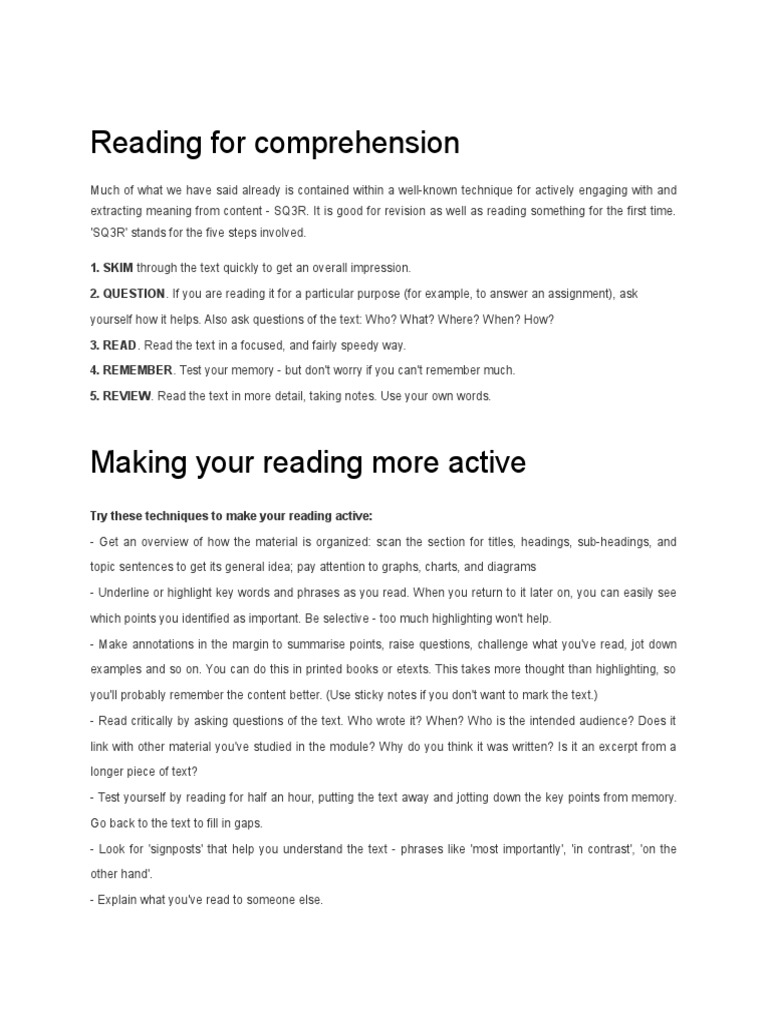 Active Reading Pdf Career Growth Language Arts Discipline