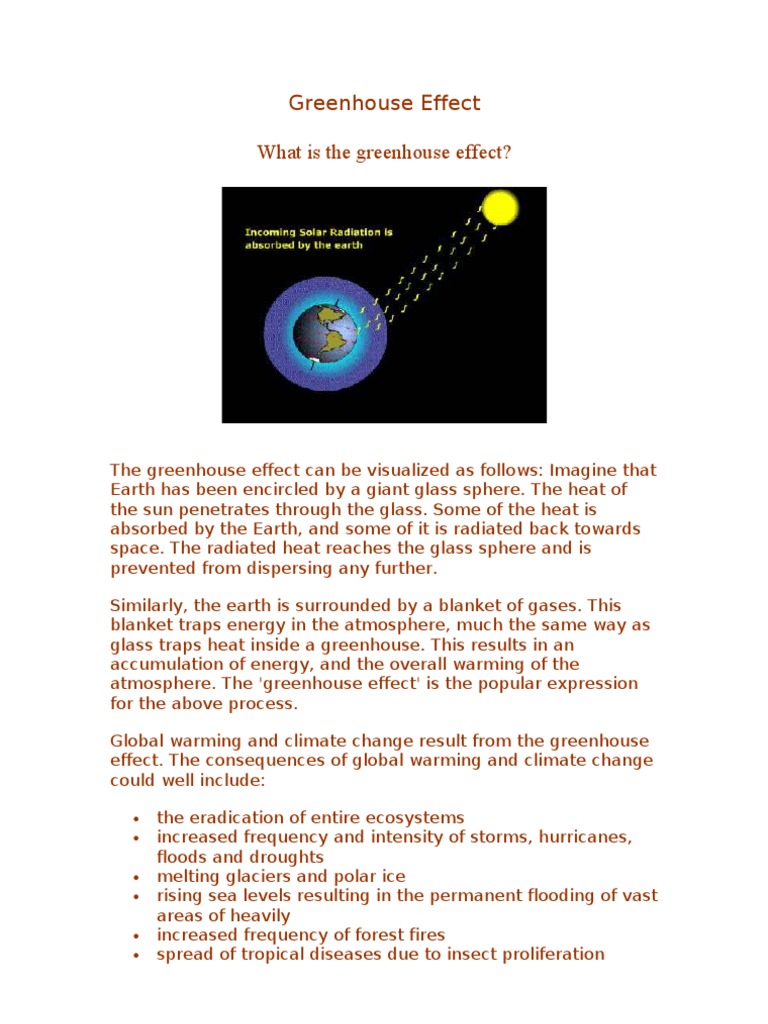 Greenhouse Effect - 11º Zi2 | PDF | Greenhouse Effect | Carbon Sink