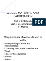 Model Material and Fabrication