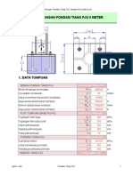 Perhitungan Pondasi Tiang PJU Excel