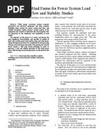 Modeling Wind Farms For Power System Load