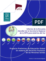 RSSA Regional Survey Report No 3 Spanish Version