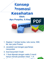 1. Konsep Promosi Kesehatan