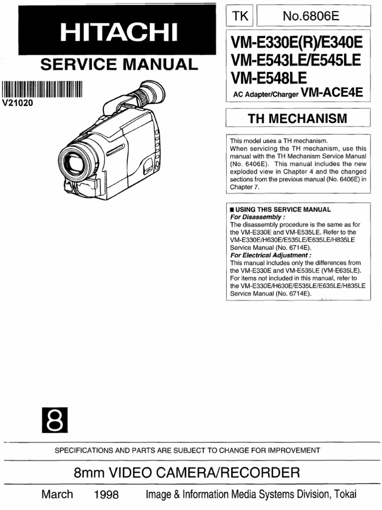 Hitachi Vm 500e Manual Transfer