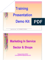 Marketing in Service Sector &amp; Shops