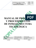 Manual Procesos Procedimientos Infraestructura Tecnologica
