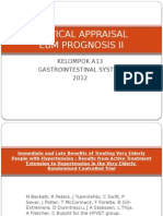 Critical Appraisal Prognosis 2