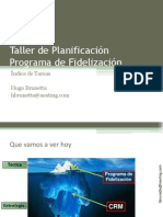 Planificación Programa de Fidelización