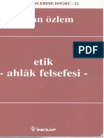 Etik Ahlak Felsefesi