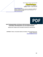 Los Trabajadores Estatales Movilizados: Voces en La Construcción Mediática de Sus Identidades.