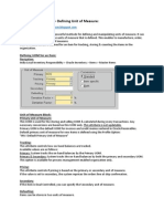 Oracle R12 Inventory - Defining Unit of Measure